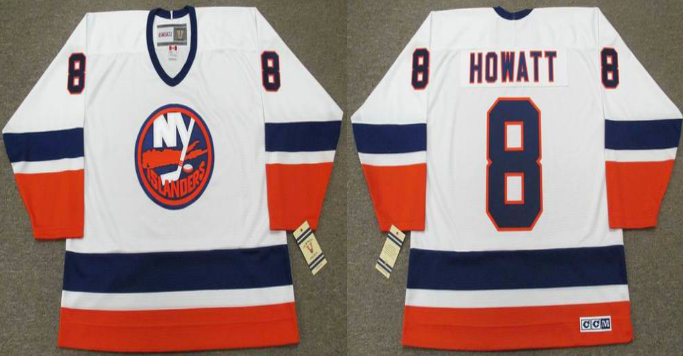 2019 Men New York Islanders #8 Howatt white CCM NHL jersey